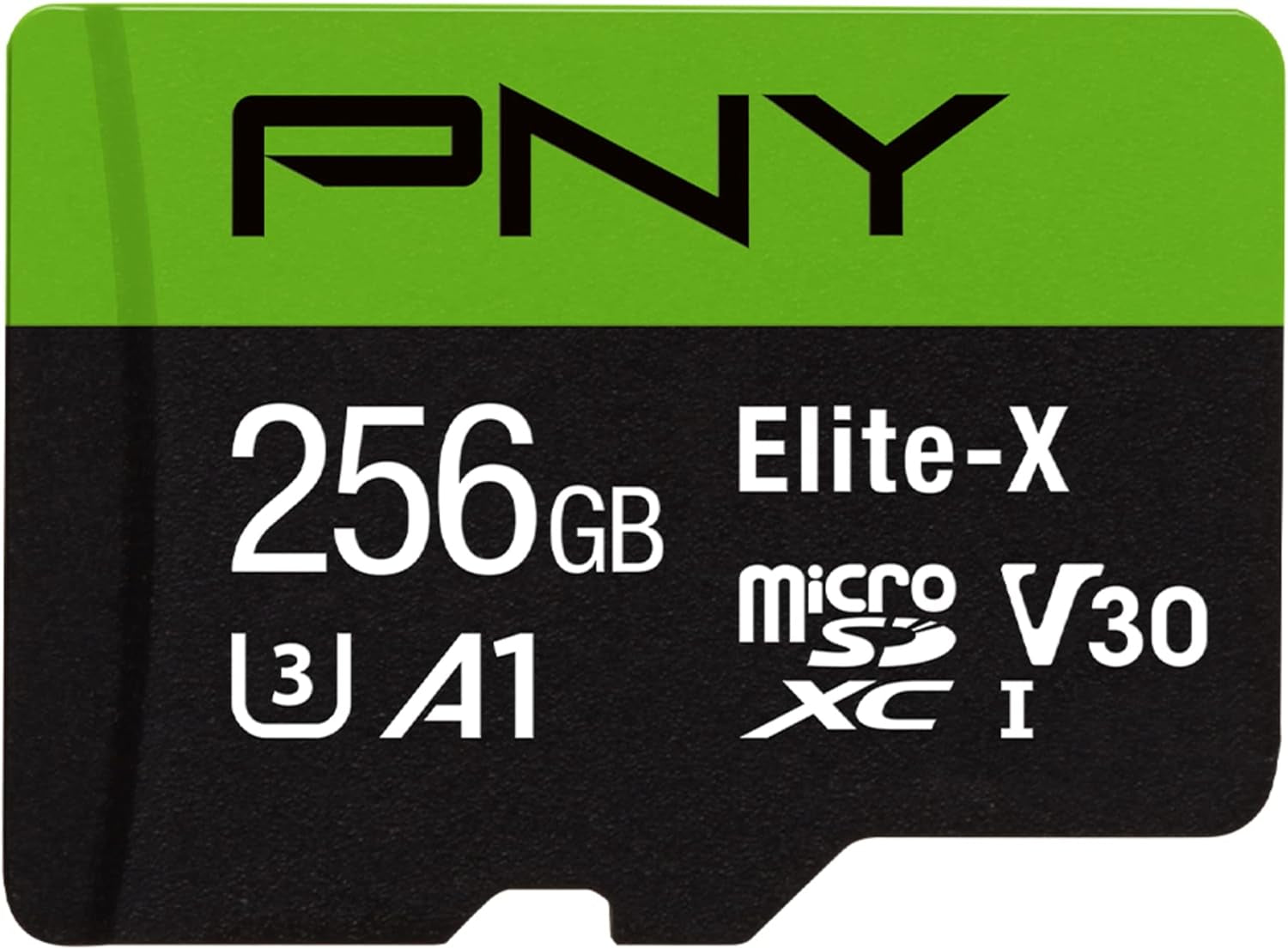 256GB Elite-X Class 10 U3 V30 MicroSDXC Flash Memory Card - 100MB/s, A1, 4K UHD, Full HD, UHS-I